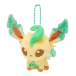 Authentic Pokemon center Leafeon plush pokedoll Mocchiri mascot +/- 11cm (2022 version)